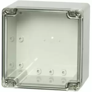 image of 7022681 pct 12x12x10cm Enclosure, pc Clear transparent cover - Fibox