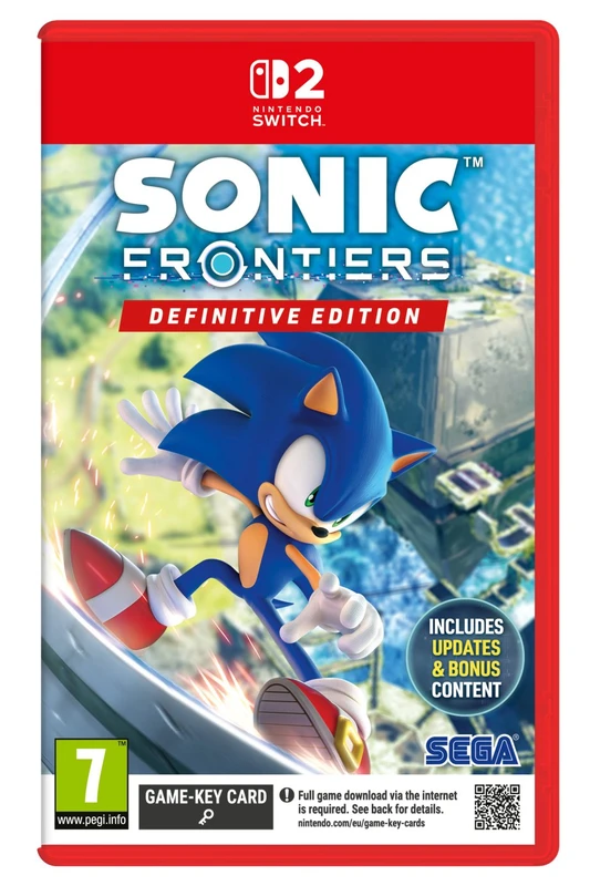 Image of Sonic Frontiers Definitive Edition Nintendo Switch 2 Game