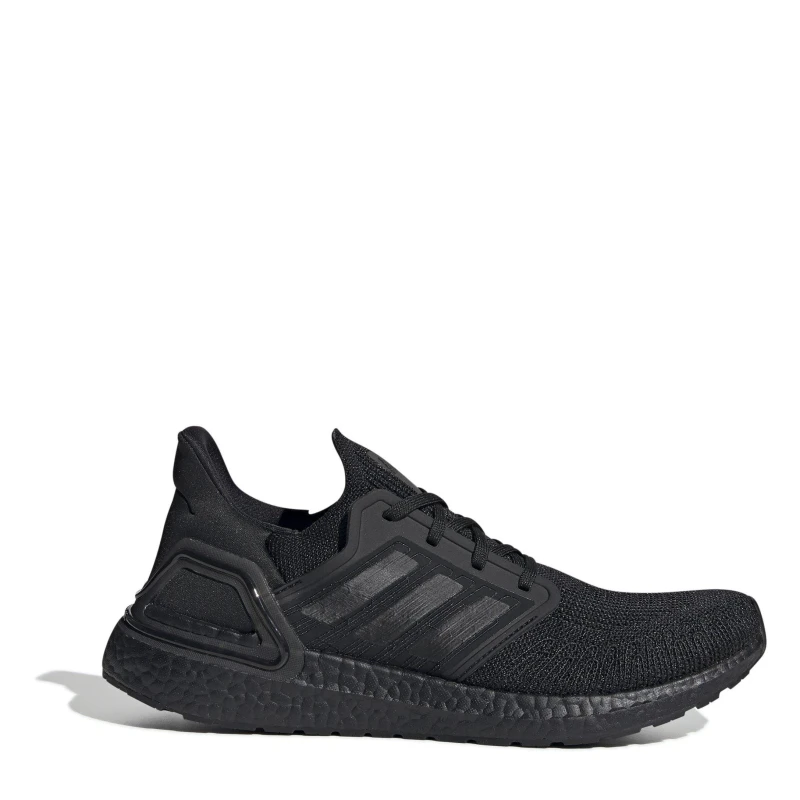 Image of adidas Ultraboost 20 Shoes Mens Black/Red male 10 (44.7)