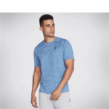 Image of Skechers On The Road T Shirt Mens - Blue