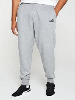 Puma Plus Size Essential Logo Pants - Grey