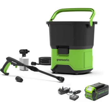 image of 40V Cordless Pressure Washer with 4Ah Battery & Charger