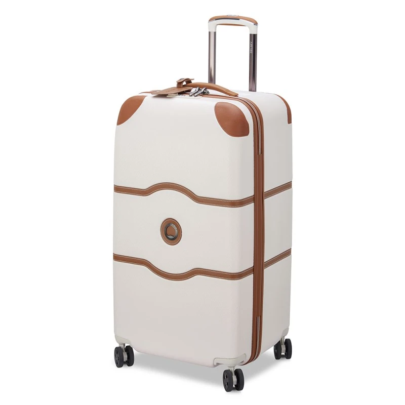 Image of Delsey 80cm 4 Double Wheels Trunk Suitcase - Chatelet Air 2.0 Angora 80cm 4 Double Wheels Trunk Suitcase - Chatelet Air 2.0 Angora - 80(h) x42.5(w) x
