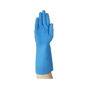 Image of Ansell VersaTouch Size 8 Chemical Resistant Gloves Blue AN37 210M