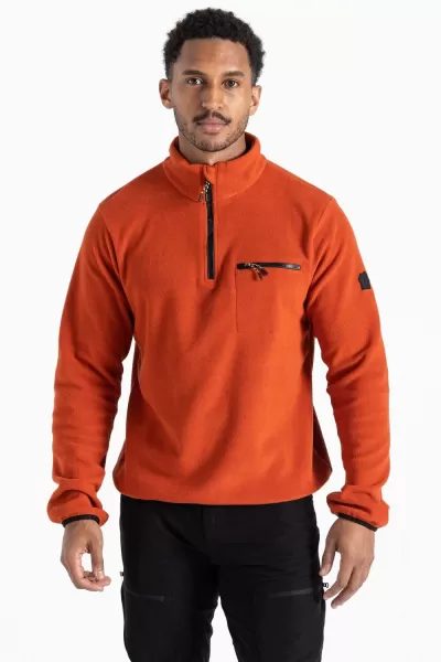Image of Dare 2b Dare 2bAffinity Fleece - Orange - Worn by Jermaine Jenas, Orange, Size S, Men