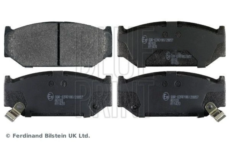 Image of Blue PRINT Brake pad set Blue PRINT ADK84244