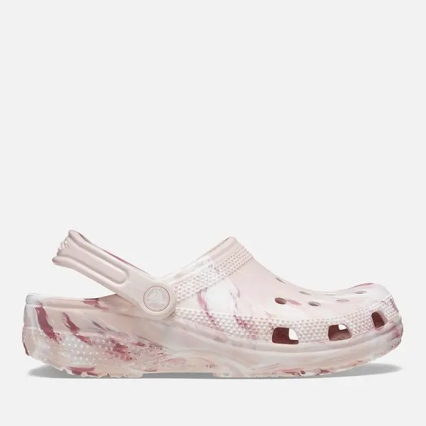 Image of Crocs Womens Classic Rubber Clogs - W4 Pink Flats female 206867-6WS 4