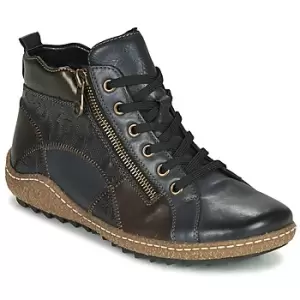 Image of Remonte Dorndorf FRETTI womens Shoes (High-top Trainers) in Blue,8