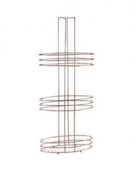 image of Premier Housewares Copper Plated 3 Tier Storage Rack