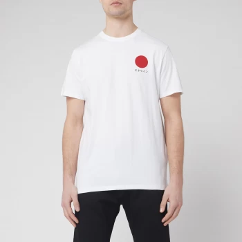 image of Edwin Mens Japanese Sun T-Shirt - White - M