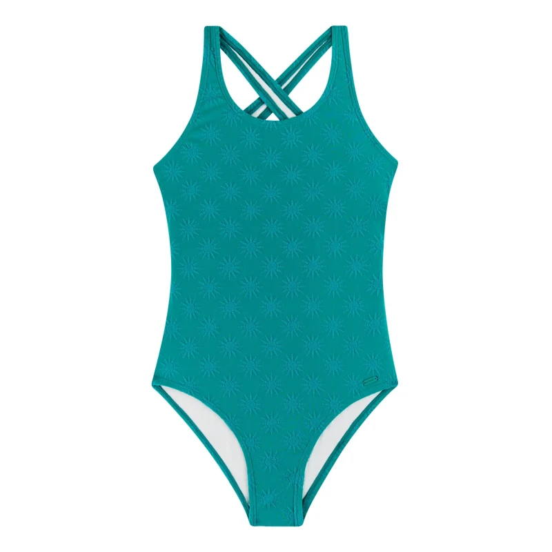 Image of Protest One Piece swimsuit for girls Protest Minky Vert Female 4 ans