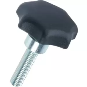 Image of Ganter - GN6336.4-ST-25-M5-15 Star Knob; Polyamid; Bolt- you get 5