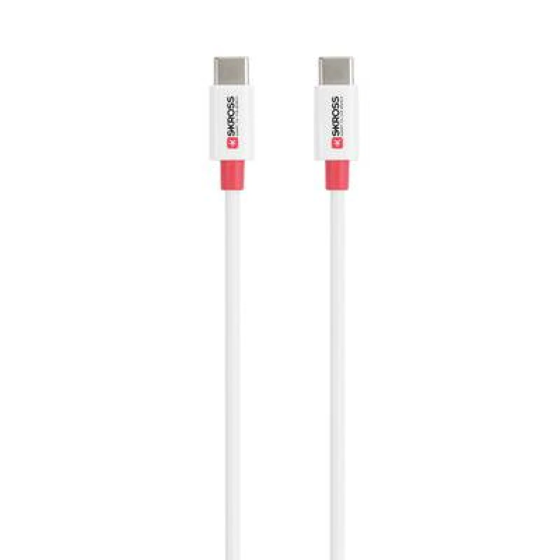 Image of Skross USB Kabel USB-C to Cable 2.0 1.2m white SKCA0008C-C120CN -...