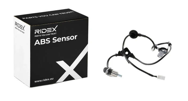 Image of RIDEX 412W0100 ABS Sensor Rear Axle Right Sensor,wheel speed (412)