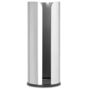 image of Brabantia Renew Toilet Roll Dispenser Matt Steel