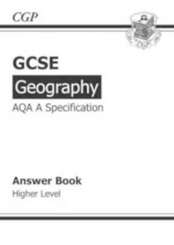 Image of Gcse Geography Aqa a Answers for Workbook Higher a -G Course Hardback
