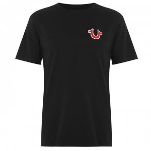 Image of True Religion Buddha Back T-Shirt - Black