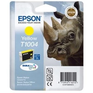 Image of Epson Rhino T1004 Yellow Ink Cartridge