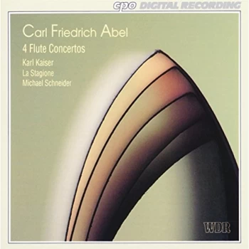 image of Carl Friedrich Abel - 5 Concertos for Flute and Orchestra (Schneider, La Stagione) CD