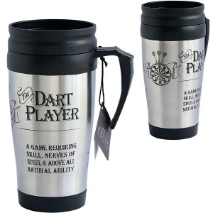 image of Ultimate Gift for Man Travel Mug Dart Player