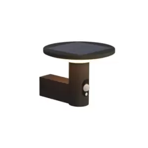 Image of 4LITE Die-Cast Aluminium Circular Solar LED Talana Wall Light with Motion Detect
