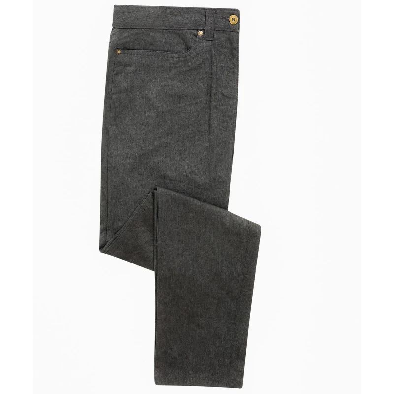 Image of Premier Premier Men Performance Chinos in Charcoal Size: Small Charcoal S Male 5063806983798
