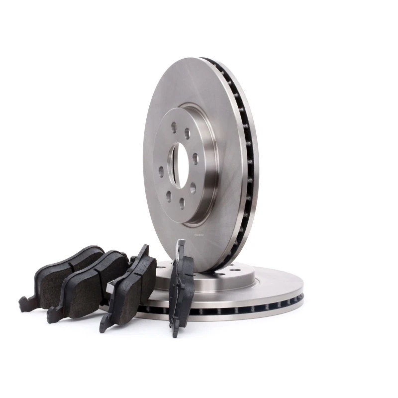 Image of RIDEX 3405B0056 Brake disc and pads set Front Axle, Brake Disc Type: Vented Brake Set,disc brakes (3405)
