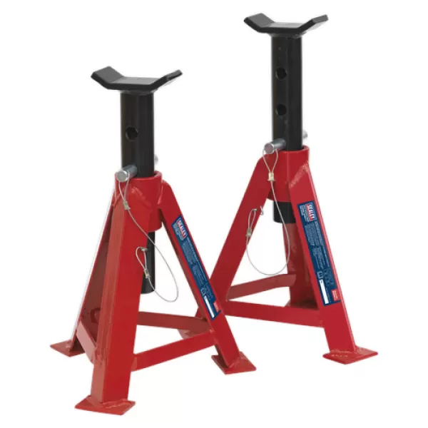 image of Sealey AS5000 Axle Stands (Pair) 5tonne Capacity per Stand