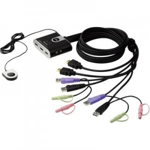 Image of ATEN CS692-AT 2 ports KVM changeover switch HDMI USB 1920 x 1200 p