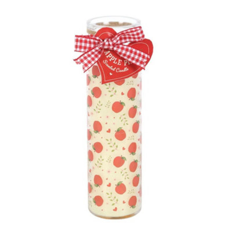 Image of Something Different Something Different Apple Pie Print Tube Candle Multi One Size Unisex 5063806851370