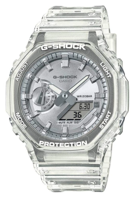 Image of Casio G-SHOCK GA-2100BM-7A8ER Clear Strap Watch - W17515