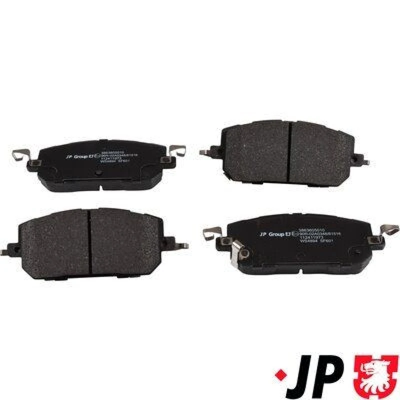 Image of JP GROUP Brake pad set JP GROUP 3863605010