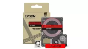Image of Epson C53S672099/LK-4RBF DirectLabel-etikettes red fluorescent on...
