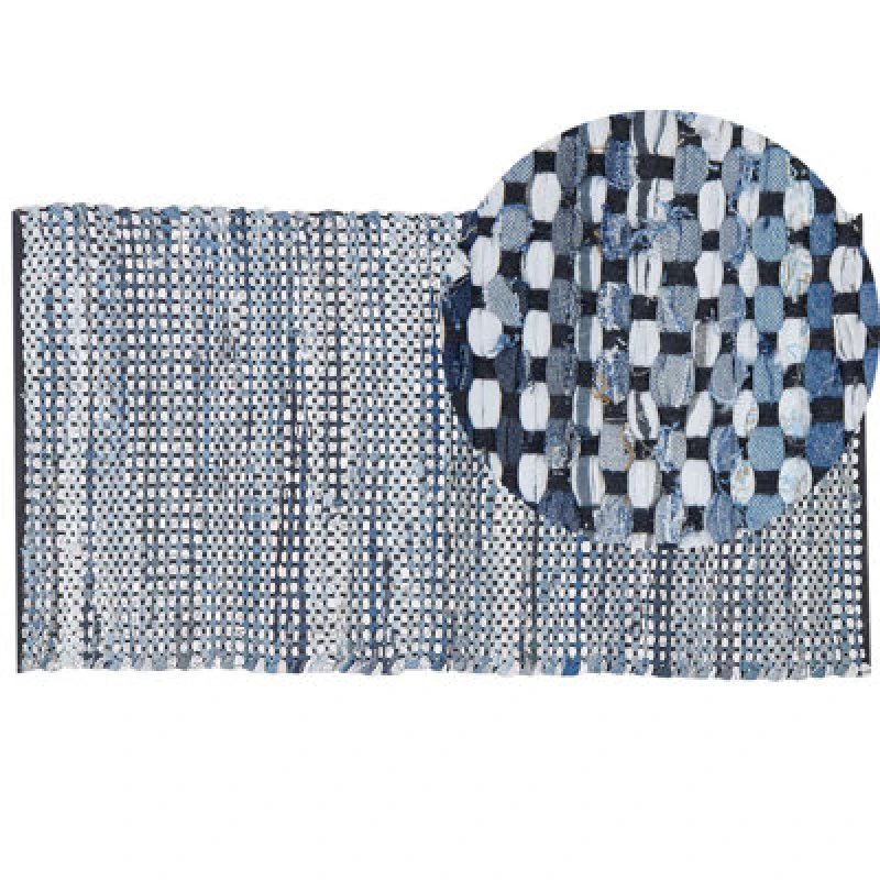 Image of Beliani Rug Alanya Multicolour 80 X 150 Cm Cotton