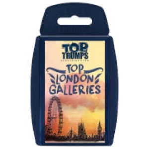 image of Top Trumps Card Game - Top London Galleries Edition