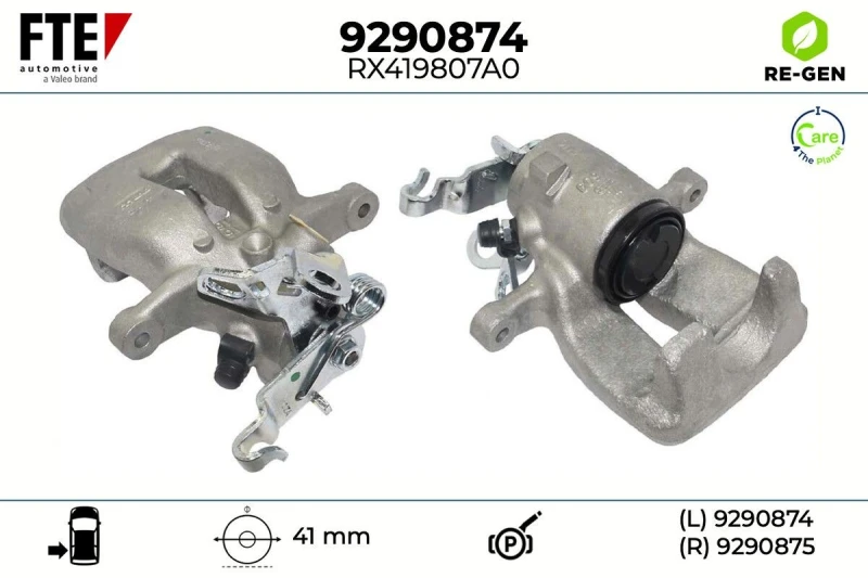 Image of Brake caliper FTE 9290874