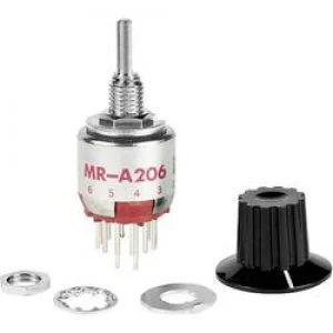 Image of Rotary switch 125 V AC 0.25 A Switch postions 6 1 x 30