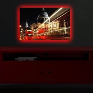 Image of 4570DACT-41 Multicolor Decorative LED Lighted Canvas Painting