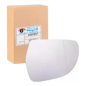 Image of VAN WEZEL Wing Mirror Glass * HAGUS * 0327837 Side Mirror Glass,Mirror Glass AUDI,SKODA,A4 Avant (8K5, B8),A6 Avant (4F5, C6),A3 Schragheck (8P1)