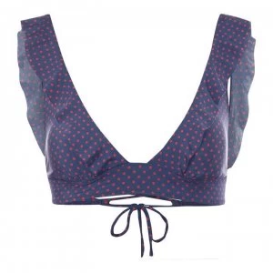 image of Guess Polka Dot Halter Bikini Top - PH96