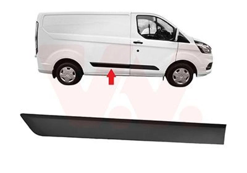 Image of VAN WEZEL Trim / Protective Strip, sidewall VAN WEZEL 1987426
