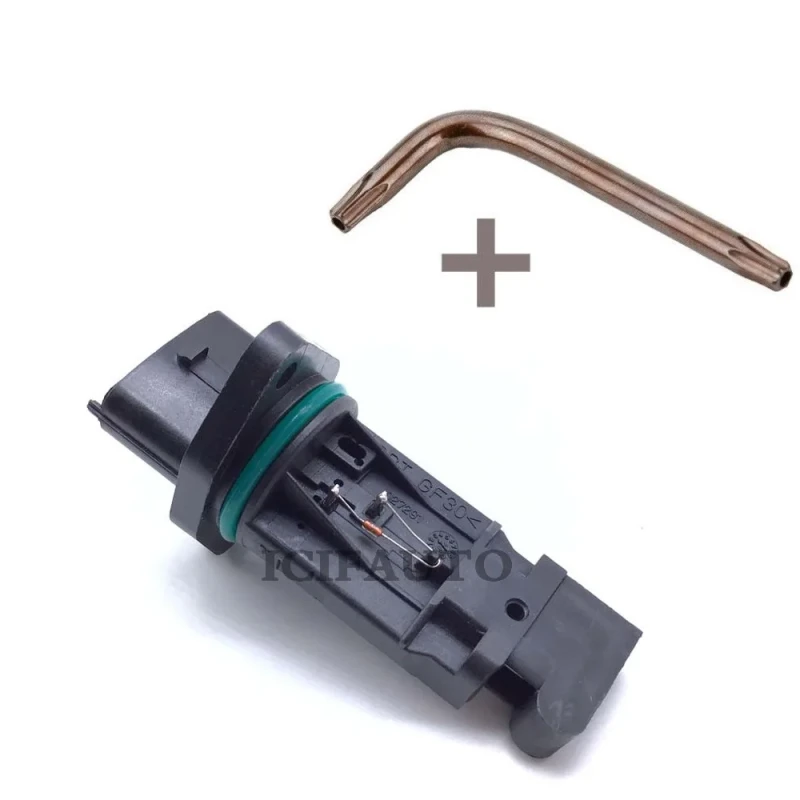Image of Mass Air Flow Sensor+Screwdriver 28164-22610 / 0280218027 for Hyundai Accent 1.5L SOHC 00-05 OE# 28164-22601 / 9220930001