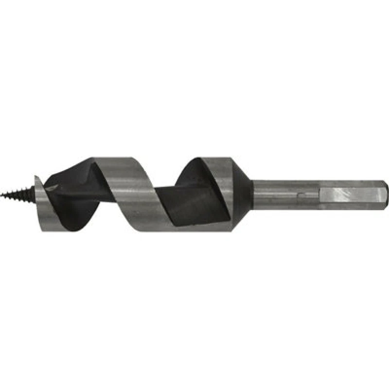 Image of Loops 30 x 155mm Hardened Auger Wood Drill Bit - Hexagonal Shank - Woodwork Timber Multi
