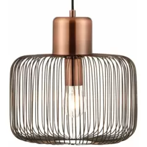 Image of Hanging Ceiling Pendant Light antique copper wire Shade Modern Lamp Bulb Holder