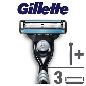 Image of GILLETTE MACH3 RAZOR PLUS 2 BLADES