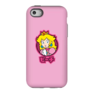 image of Nintendo Super Mario Peach Kanji Phone Case - iPhone 5C - Tough Case - Gloss