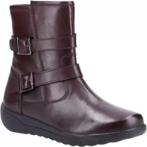 image of Fleet & Foster Womens Zambia Zip Up Leather Mid Boots UK Size 3 (EU 36)