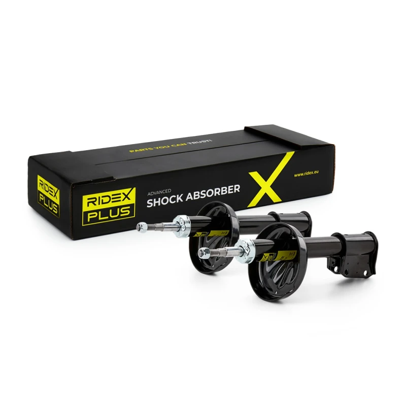 Image of RIDEX PLUS 854S20292P Shock absorber Front Axle Left, Oil Pressure, Twin-Tube, Suspension Strut, Top pin Shock Absorber (854)