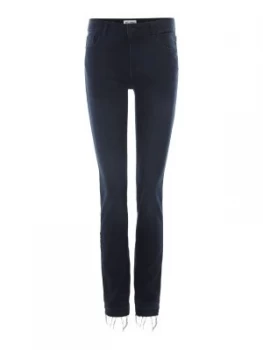 Image of DL1961 Florence Raw Hem Jeans in Sloane Denim Dark Wash