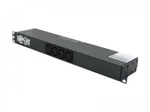 image of PDU 16A 100-240V 1U Horizontal Rackmount 12 C13 & 2 C19 outlets